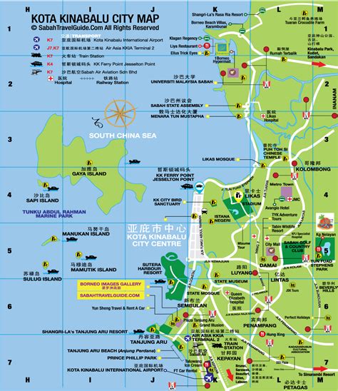 Kota Kinabalu Map .